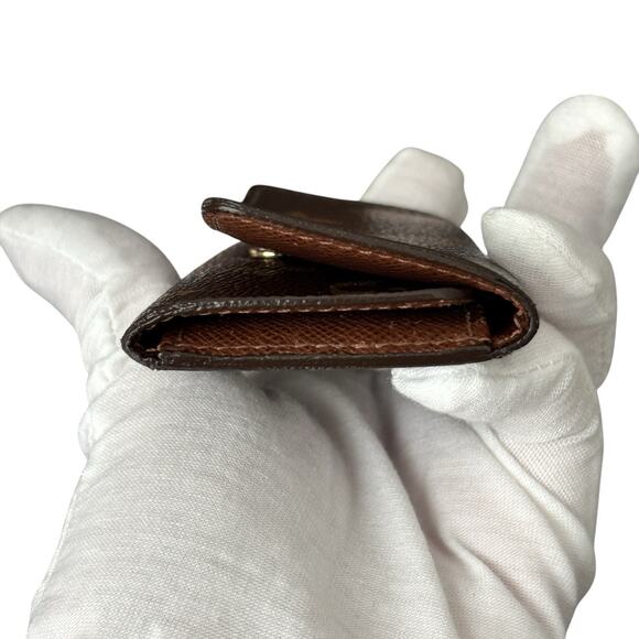 Authentic LOUIS VUITTON Monogram 4 Key Case Snap Brown RA2140 - Picture 9 of 16
